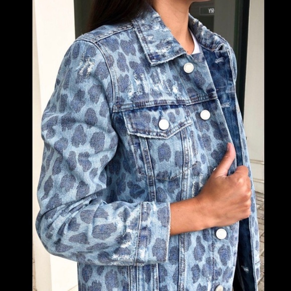 Blank NYC Denim Welcome To The Jungle Denim Jacket Size XS - Picture 4 of 13